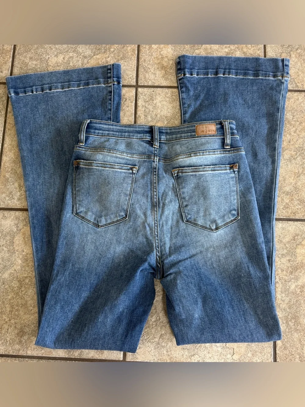 Judy Blue Womens trouser flare jeans - size 7/28